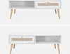 sweeek - Couchtisch mit Rattan-Geflecht 110 x 59 x 39 cm - Produktbild-Vorschau 2