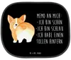 Mr. & Mrs. Panda Sonnenschutz Fürs Auto Corgi Po - Schwarz Produktbild-Vorschau 1