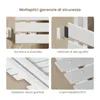 EMKE Scaldasalviette elettrico 850X400mm 230W bianco, Anteprima dell’immagine prodotto 6