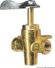 Mosazný třícestný kulový ventil 1/4" NPT, dvoubodová montáž Náhled obrázku produktu 1