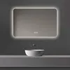 Badspiegel mit Beleuchtung, Rechteck 80x130cm, Lichtspiegel Produktbild-Vorschau 4