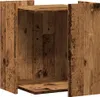 vidaXL Katzenklo Schwarz 42x42x51 cm Holzwerkstoff Produktbild-Vorschau 10