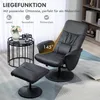 HOMCOM relaxfauteuil met voetenbank, tv-fauteuil met Productafbeelding-voorbeeld 4