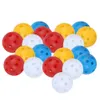 20Pz colori misti plastica flusso d'aria palla da golf di Anteprima dell’immagine prodotto 2
