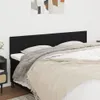 vidaXL Kopfteile 2 Stk. Schwarz 90x5x78/88 cm Stoff - Produktbild-Vorschau 1
