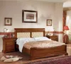Bett 2x Nachttische Holz Design Betten Schlafzimmer 5 tlg. Produktbild-Vorschau 1
