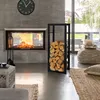 Stojak na drewno opałowe ML-Design wykonany z metalu, Podgląd zdjęcia produktu 1