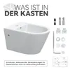 HOROW Bidet sospeso senza bordo Creavit con rivestimento Anteprima dell’immagine prodotto 9