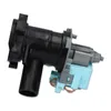 A close-up product shot of a washing machine drain pump. Produktbild-Vorschau