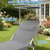 Arvioo Sonnenliege klappbar mit Sonnendach, wetterfeste Produktbild-Vorschau 6