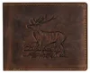 Green Burry Vintage taška na nože „Stag-3“ z kože (hnedá) Náhľad obrázku produktu 5