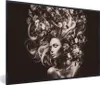 MuchoWow® Gerahmtes Poster Blumen - Frau - Natur 90x60 cm - Produktbild-Vorschau 1
