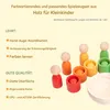 Lernspielzeuge, Regenbogen Bälle in Tassen, Montessori Produktbild-Vorschau 4