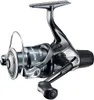 A studio shot of a fishing reel against a white background. Produktbild-Vorschau