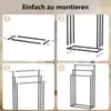 Gliese Porte-serviettes Porte-serviettes 86 x 45 x 21 cm Voir les images du produit 12