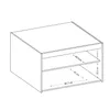 AX LIVING Schrankaufsatz Storicos 2T Beige 89,7 x 55 x 53 Produktbild-Vorschau 5