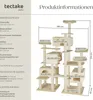 tectake® Kratzbaum Entissar 214 cm inklusive Kippschutz Produktbild-Vorschau 5