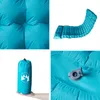 vidaXL Cuscino autogonfiante con cuscino Blu Anteprima dell’immagine prodotto 6