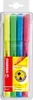 Textmarker - STABILO flash - 4er Pack - gelb, grün, blau, Produktbild-Vorschau 1