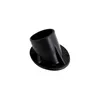 A black plastic pool support foot is shown against a white background. Produktbild-Vorschau