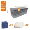 Gartenbox Metall - Kissenbox - Auflagenbox - Truhe mit Produktbild-Vorschau 2