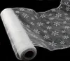 Flocken Organza in weiß 35 cm x 20 m gekettelt mit Produktbild-Vorschau 1