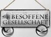 Blechschild  Stammtisch hier sitzen nur die besoffene Produktbild-Vorschau 3