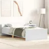 vidaXL Struttura letto bianco 90x190 cm in legno Anteprima dell’immagine prodotto 2