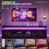 UnboxG TV skrinka, 180 cm, čierna vysoký lesk, pre Náhľad obrázku produktu 10