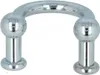 Möbelgriff Chrom glänzend Lochabstand 32mm Kommodengriff Produktbild-Vorschau 2