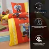 2 teilige Kinder Warme Kuschel Fleece Bettwäsche 135x200 + Produktbild-Vorschau 2