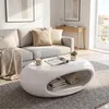 SalesFever Couchtisch oval | Hochglanz lackiert | Fiberglas Produktbild-Vorschau 5