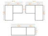 Marmex Möbel Kleiderschrank TRES H Weiß 111/100x206x51 cm Produktbild-Vorschau 3