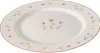 A white oval plate with a delicate floral pattern around the rim and in the center. Produktbild-Vorschau