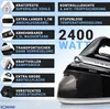 Collage of product features and the steam iron. Produktbild-Vorschau