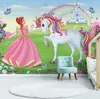 Muralo XXL samolepicí PRINCESS jednorožec pohádka (š) 254 Náhled obrázku produktu 1