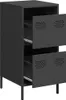 vidaXL Credenza nera 35x39x73,5 cm Acciaio laminato a Anteprima dell’immagine prodotto 4