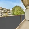 Balkon Sichtschutz 90×300 cm, Anthrazit, mit Ösen UV30+ & Produktbild-Vorschau 7