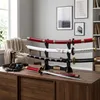 Conjunto de 3 espadas decorativas de bambú, de 78 cm, con Vista previa de la imagen del producto 2