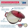 ELO Kirschrot Topf Gusseisen rund robust Induktion rot 26cm Produktbild-Vorschau 15