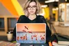 MuchoWow® Laptop Aufkleber Sticker Cover Vogel - Flamingo - Produktbild-Vorschau 5