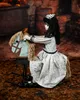 Schaukelpferd mit animierter Geisterpuppe 72cm Produktbild-Vorschau 3