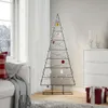 vidaXL Metall-Weihnachtsbaum für Dekorationen Schwarz 150 Produktbild-Vorschau 2
