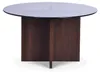 Couchtisch Rund Ø80cm Sicherheitsglas Schwarz und Produktbild-Vorschau 2