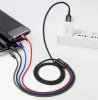Baseus KB2L435A12BK, Schwarz, Blau, Grün, Rot, USB A, 2 x Produktbild-Vorschau 5