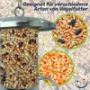 Edelstahl Vogelfutterstation wetterbeständig Vogel Produktbild-Vorschau 4