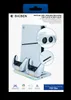 The image shows the packaging of a PlayStation 5 Slim cooling fan stand. Anteprima dell’immagine prodotto