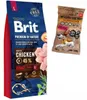 BRIT Premium by Nature Adult Large Chicken – suché krmivo Náhled obrázku produktu 11