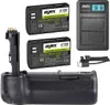 Batteriegriff Set für Canon EOS 90D 80D 70D + 2x LP-E6N Produktbild-Vorschau 1