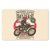 MuchoWow® Schreibtischunterlage Motorrad - Vintage - Produktbild-Vorschau 1
